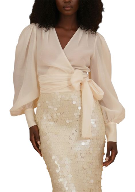 coordinato blusa e gonna a tubino TWINS | Abiti | T4862T T4862GIVORY